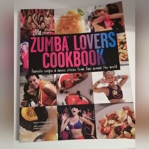 Vibrant Cookbook with Pink Accents